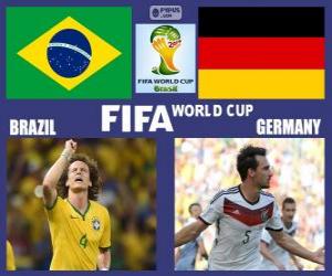 пазл Бразилия - Германия, полуфинал, Бразилия 2014